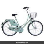 København Damecykel 3 Gear dynamolys for/bag Pistacie med lav metalkurv