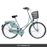 København Damecykel 3 Gear dynamolys for/bag Pistacie med sort metalkurv