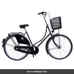 København Damecykel 3 Gear dynamolys for/bag Toronto med sort metalkurv