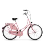København Damecykel 3 Gear dynamolys for/bag Lyserød - Billede 3