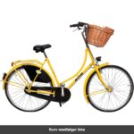 København Damecykel 3 Gear dynamolys for/bag Gul - Billede 2