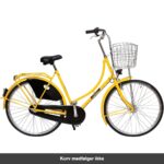 København Damecykel 3 Gear dynamolys for/bag Gul - Billede 3