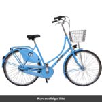 København Damecykel 3 Gear dynamolys for/bag Lys Blå - Billede 3