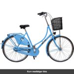 København Damecykel 3 Gear dynamolys for/bag Lys Blå - Billede 4