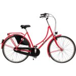 København Damecykel 3 Gear dynamolys for/bag Rød