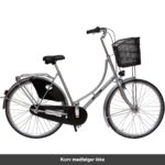 København Damecykel 3 Gear dynamolys for/bag Sølv - Billede 4