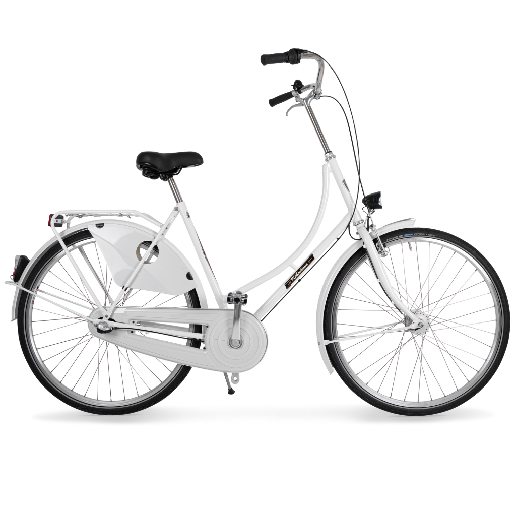 kbh_hvid_52.png København Damecykel 3 Gear dynamolys for/bag Hvid - Billede 1