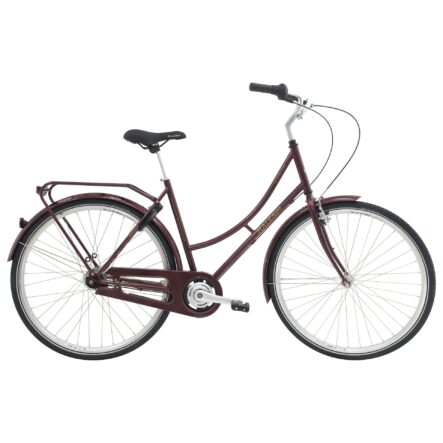 Raleigh Darlington Damecykel 7 Gear Mørk Bordeaux