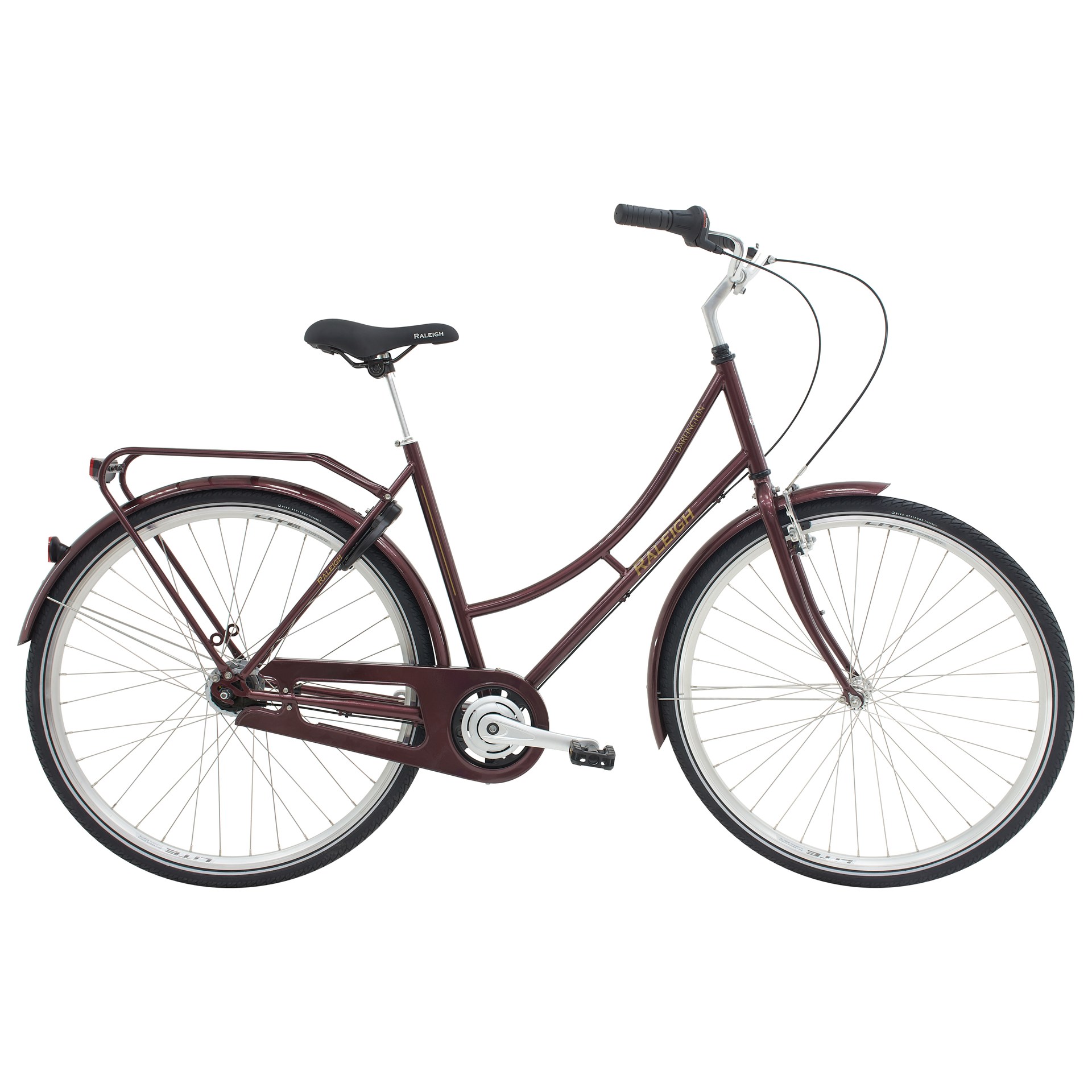 Raleigh Darlington Damecykel 7 Gear Mørk Bordeaux Raleigh Darlington Damecykel 7 Gear Mørk Bordeaux