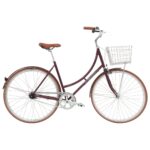 Raleigh Kent Damecykel 7 Gear Mørk Bordeaux