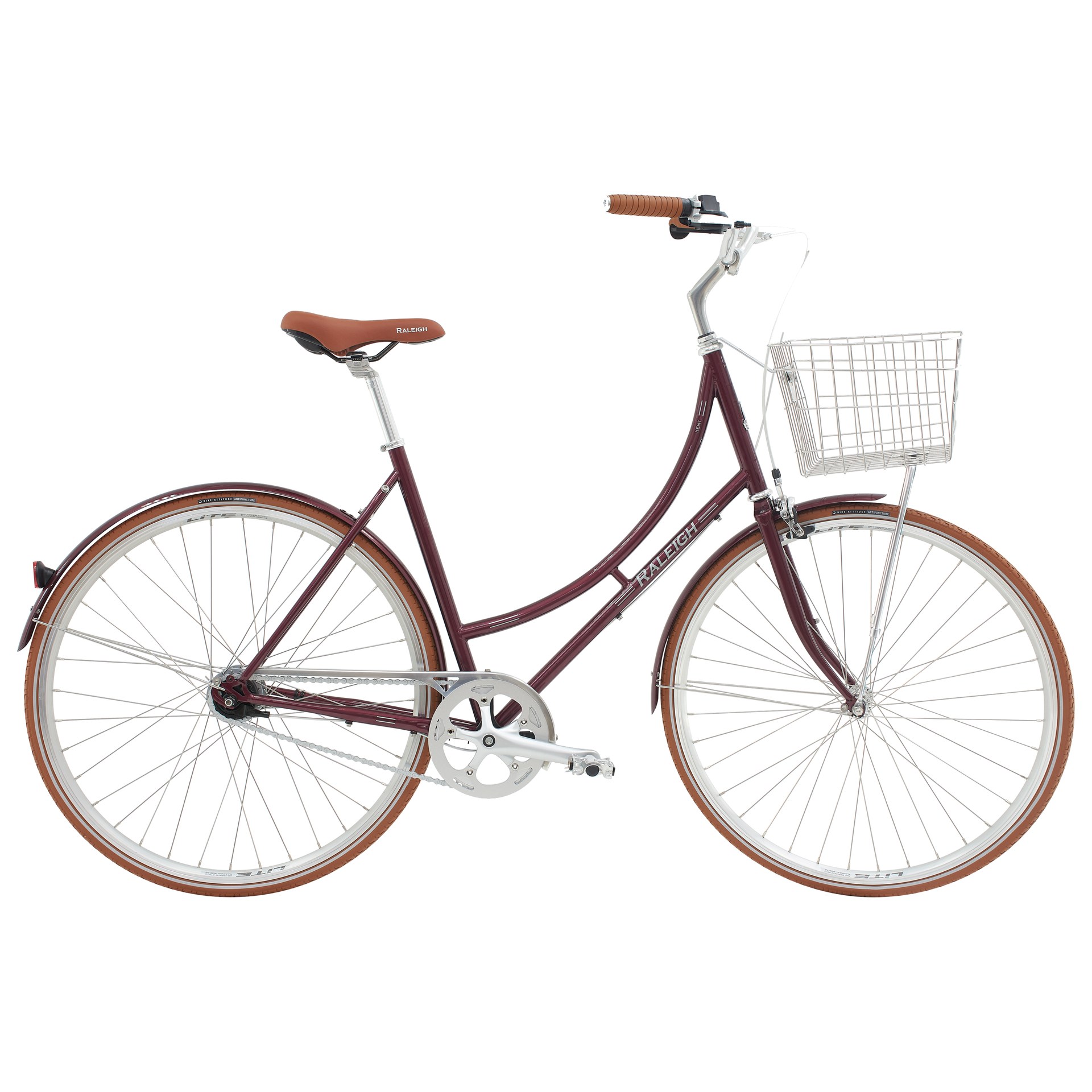 Raleigh Kent Damecykel 7 Gear Mørk Bordeaux Raleigh Kent Damecykel 7 Gear Mørk Bordeaux