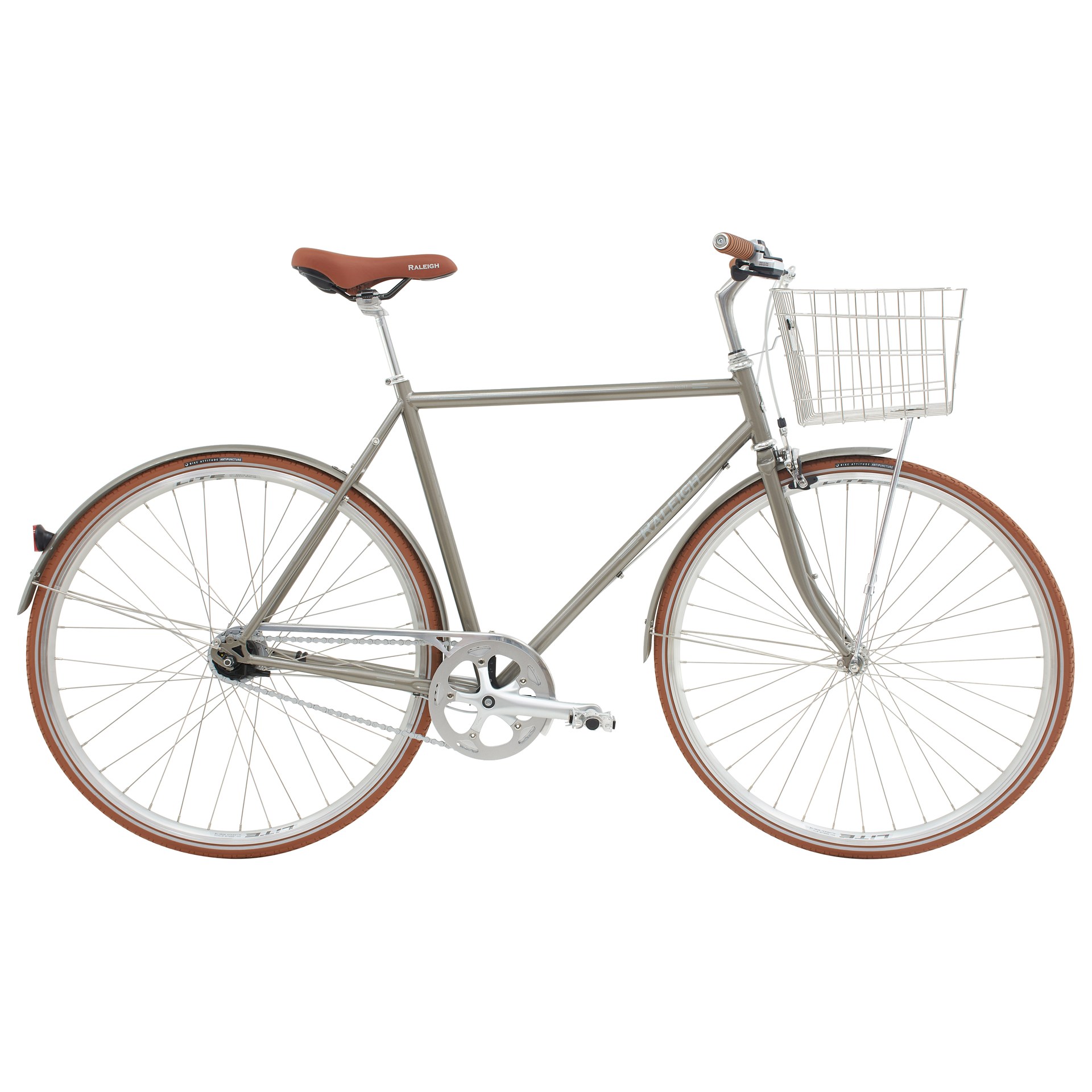 Raleigh Kent Herrecykel 7 Gear Sølv Raleigh Kent Herrecykel 7 Gear Sølv