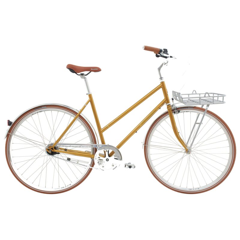 Raleigh Yate Cargo Damecykel 7 Gear Guld