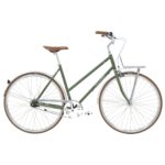 Raleigh Yate Cargo Damecykel 7 Gear Mat Grøn