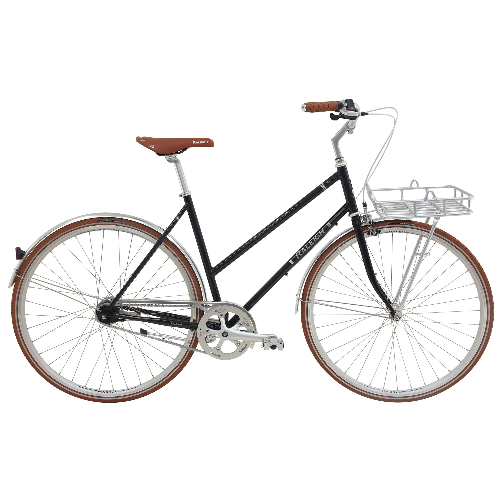 Raleigh Yate Cargo Damecykel 7 Gear Sort Raleigh Yate Cargo Damecykel 7 Gear Sort