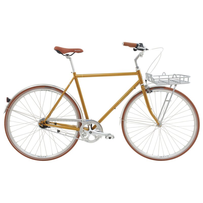 Raleigh Yate Cargo Herrecykel 7 Gear Guld